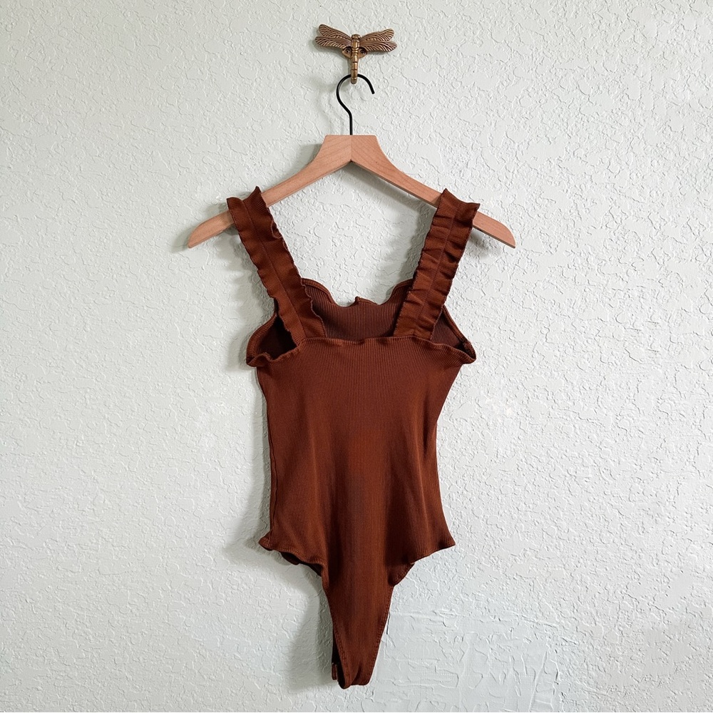 Francesca’s•Ayla•Brown Tank Bodysuit for Women•XL - Picture 6 of 6